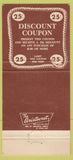 Matchbook Cover - Davy Jones Seafood Dallas TX 30 Strike