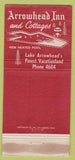 Matchbook Cover - Arrowhead Tavern Lake Arrowhead CA WEAR 30 Strike