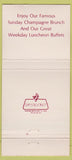 Matchbook Cover - Skylights Pasadena CA Hilton Hotel 30 Strike