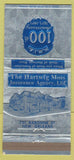 Matchbook Cover - Hartwig Moss Insurance New Orleans LA 30 Strike