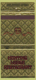 Matchbook Cover - Hunting Lodge Restaurant Philadelphia PA 30 Strike