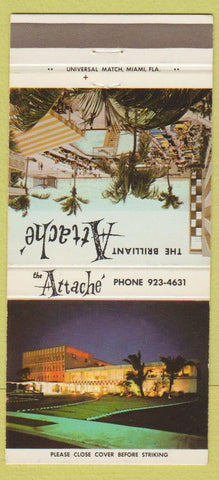 Matchbook Cover - The Attache Hollywood FL 30 Strike