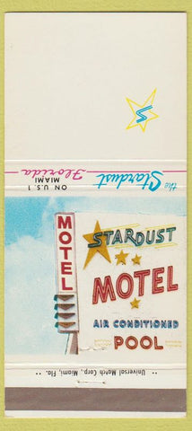 Matchbook Cover - Stardust Motel Miami FL 30 Strike