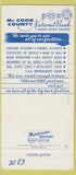 Matchbook Cover - McCook National Bank Salem SD 30 Strike