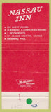 Matchbook Cover - Nassau Inn Princeton NJ 30 Strike