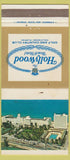 Matchbook Cover - Hollywood Beach Hotel Hollywood FL 30 Strike