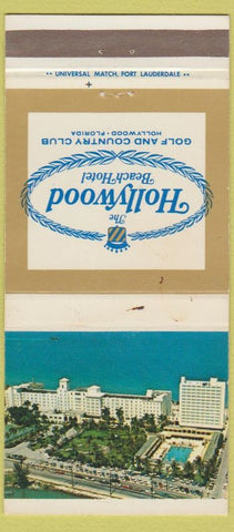 Matchbook Cover - Hollywood Beach Hotel Hollywood FL 30 Strike