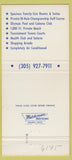 Matchbook Cover - Hollywood Beach Hotel Hollywood FL 30 Strike