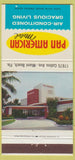Matchbook Cover - Pan American Motel Miami Beach FL 30 Strike