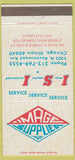 Matchbook Cover - Image Supplies Chicago IL Kodak Dupont GAF 3M 30 Strike