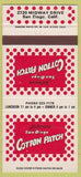 Matchbook Cover - Cotton Patch San Diego CA Halleman's BBQ 30 Strike