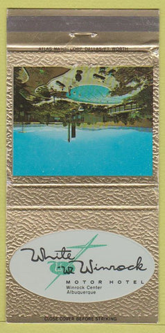 Matchbook Cover - White Winrock Motor Hotel Albuquerque NM 30 Strike