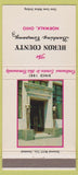 Matchbook Cover - Huron County Banking Norwalk OH 30 Strike