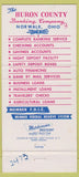Matchbook Cover - Huron County Banking Norwalk OH 30 Strike