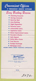 Matchbook Cover - Central National Bank Cleveland OH #2 30 Strike