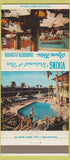 Matchbook Cover - Azure Tides Sarasota FL Viking Restaurant 30 Strike