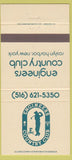 Matchbook Cover - Engineers Country Club Roslyn Harbor NY 30 Strike