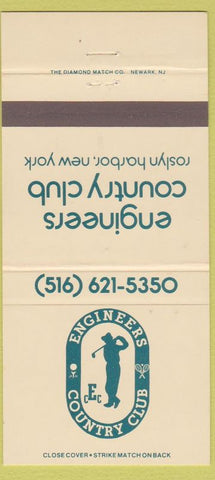 Matchbook Cover - Engineers Country Club Roslyn Harbor NY 30 Strike