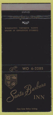 Matchbook Cover - Santa Barbara Inn CA 30 Strike