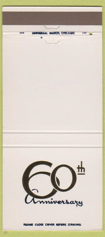 Matchbook Cover - Mount Prospect State Bank IL 60th Anniversary 30 Strike