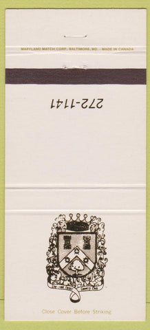 Matchbook Cover - Sherwood Forest Country Club MD 30 Strike