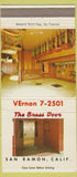 Matchbook Cover - The Brass Door San Ramon CA 30 Strike