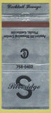 Matchbook Cover - Silveridge Cocktail Lounge Pinole CA 30 Strike