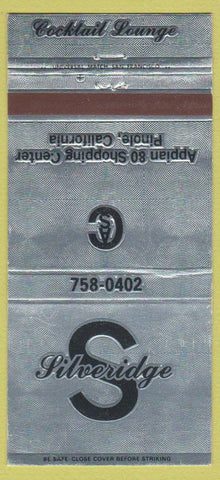 Matchbook Cover - Silveridge Cocktail Lounge Pinole CA 30 Strike
