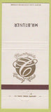 Matchbook Cover - Countryside Country Club Clearwater FL monogram 30 Strike