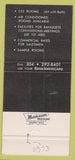 Matchbook Cover - Hotel Morgan Morgantown WV 30 Strike