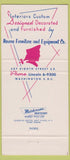 Matchbook Cover - Bethesdan Motor Hotel Bethesda MD 30 Strike