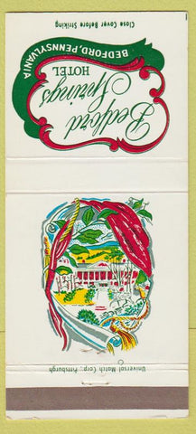 Matchbook Cover - Bedford Springs Hotel Bedford PA 30 Strike