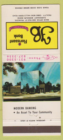 Matchbook Cover - Florissant Bank MO 30 Strike
