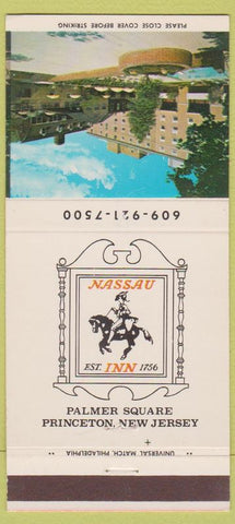 Matchbook Cover - Nassau Inn Princeton NJ 30 Strike