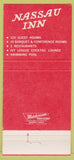 Matchbook Cover - Nassau Inn Princeton NJ 30 Strike