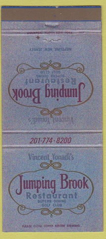 Matchbook Cover - Jumping Brook Restaurant Neptune NJ 30 Strike