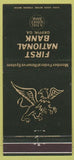 Matchbook Cover - First National Bank Griffin GA 30 Strike