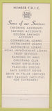 Matchbook Cover - First National Bank Griffin GA 30 Strike