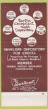 Matchbook Cover - Bullock County Bank Statesboro GA 30 Strike