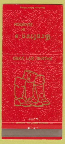 Matchbook Cover - Grafton's in Silverton OH 30 Strike
