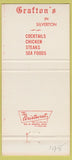 Matchbook Cover - Grafton's in Silverton OH 30 Strike