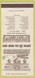 Matchbook Cover - Stockade Men's Clothes NJ PA Chain 30 Strike