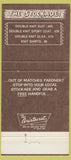 Matchbook Cover - Stockade Men's Clothes NJ PA Chain 30 Strike