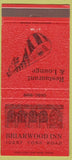 Matchbook Cover - Briarwood Inn Cockeysville MD 30 Strike