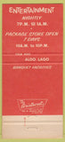 Matchbook Cover - Briarwood Inn Cockeysville MD 30 Strike