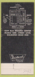 Matchbook Cover - Byron II Steak House Honolulu Hawaii 30 Strike