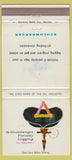 Matchbook Cover - Schlumberger Porosity Logging oil? WEAR 30 Strike
