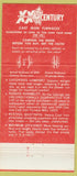 Matchbook Cover - Twentieth Century Heating Cooling 30 Strike
