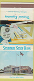 Matchbook Cover - Speedway State Bank Clermont IN 30 Strike