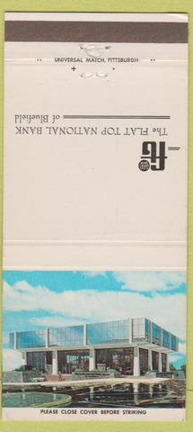 Matchbook Cover - Flat Top National Bank Bluefield VA? 30 Strike
